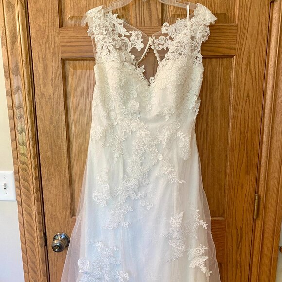 Sincerity Wedding Dress Tea Length - Picture 1 of 4